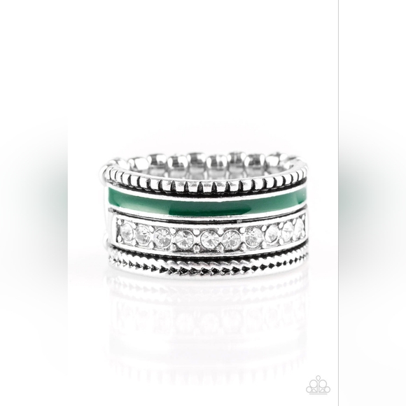 Rich Rogue Stacked Rings - Picture 2 of 2